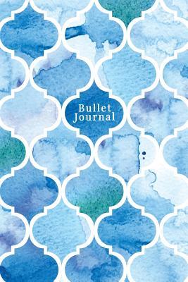 Read Online Bullet Journal: Awesome Designer Bullet Journal 120-Page 1/4 Inch Dot Grid Trendy Pattern Notebook 6 X 9 Perfect Bound Paperback -  | PDF