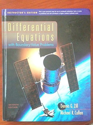 Read Differential Equations with Boundary-Value Problems Seventh 7th Edition Instructor's Edition - Dennis G. Zill | PDF