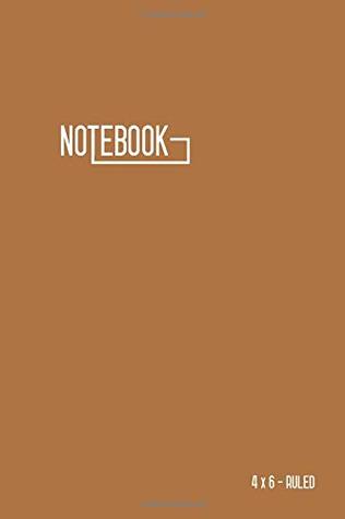 Read Online Ruled Notebook 4x6: Small Journal Notebook with Date and Numbered Pages   Smart Brown Design - Katie Kate file in ePub