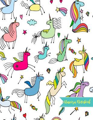 Download Unicorn Notebook: Cute Kawaii Journal and Diary Large 8.5 x 11 Matte Cover with Blank Lined Ruled White Paper Interior - Perfect for School, Gifts for Kids (Girls and Boys), Party Favors for Birthday, Activity Book for Arts and Crafts - Dylan Flowers | ePub