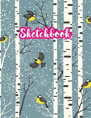 Download Sketchbook: Cute Drawing Note Pad and Sketch Book for Kids, Girls and Adult - Large 8.5 x 11 Matte Cover with White Interior (Perfect for Sketching, Coloring, Watercolor, Mixed Media, Doodling, Write and Draw Journal and Notebook) - Abril Avery file in ePub