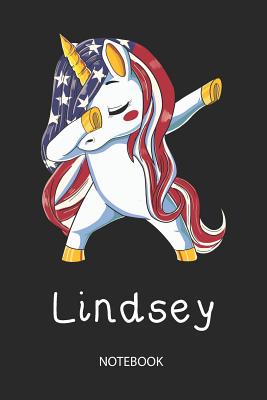 Download Lindsey - Notebook: Blank Lined Personalized & Customized Name Patriotic USA Flag Hair Dabbing Unicorn School Notebook / Journal for Girls & Women. Funny Unicorn Desk Accessories & First Day Of School, 4th of July, Birthday, Christmas & Name Day Gift. -  file in ePub