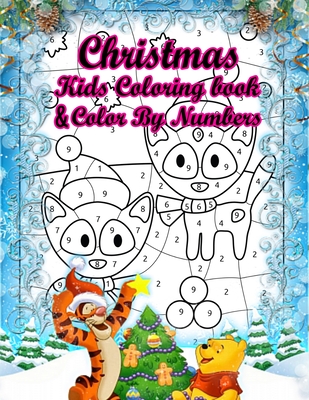 Download Christmas Kids Coloring Book & Kids Color By Numbers: 50 Color By Numbers Christmas Coloring Pages for Kids - Rainbow Publishing | PDF